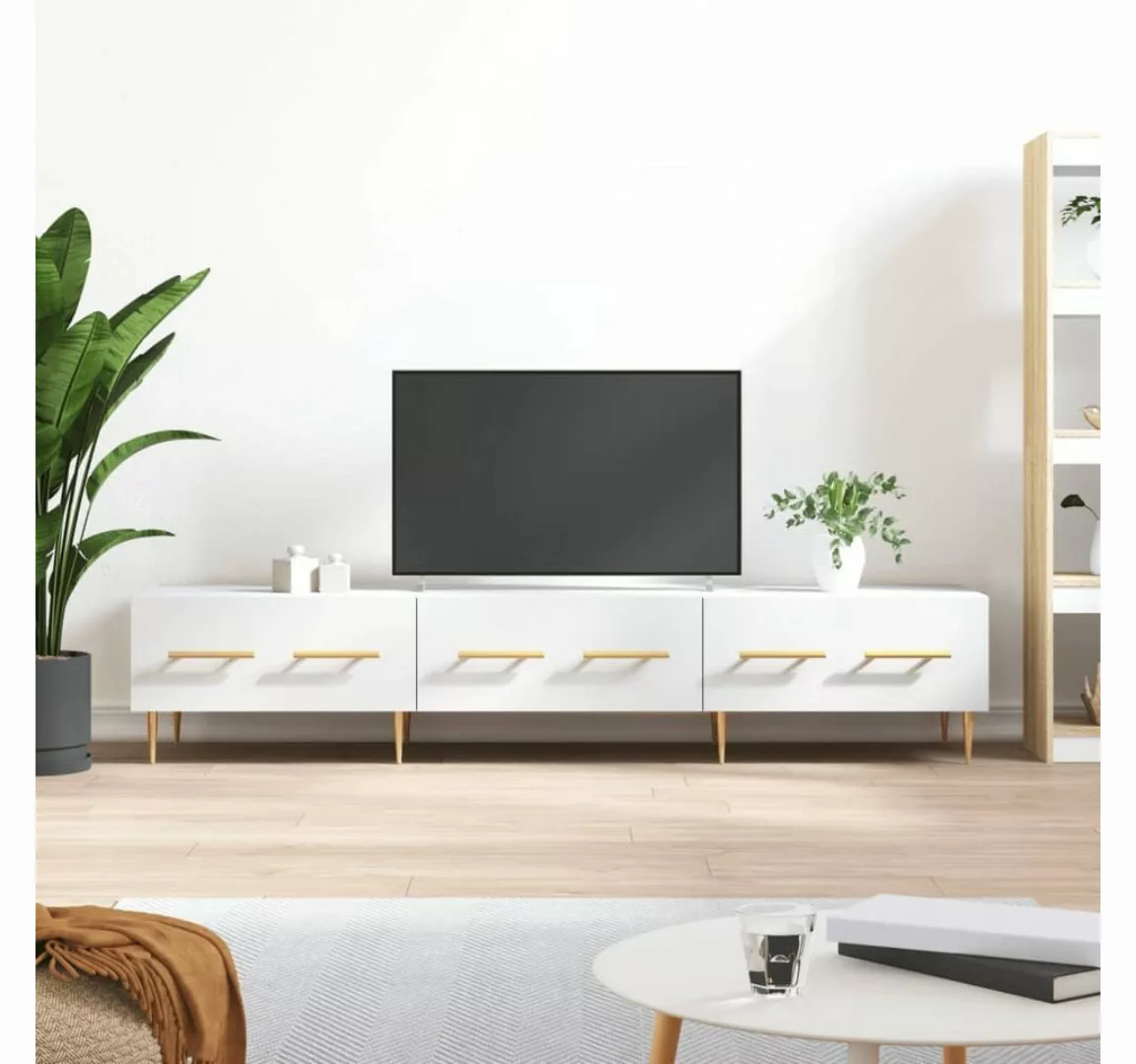 vidaXL TV-Schrank TV-Schrank Weiß 150x36x30 cm Holzwerkstoff günstig online kaufen