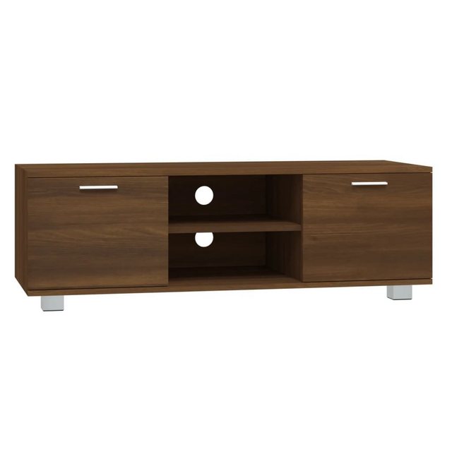 furnicato TV-Schrank Braun Eichen-Optik 120x40,5x35 cm Holzwerkstoff günstig online kaufen