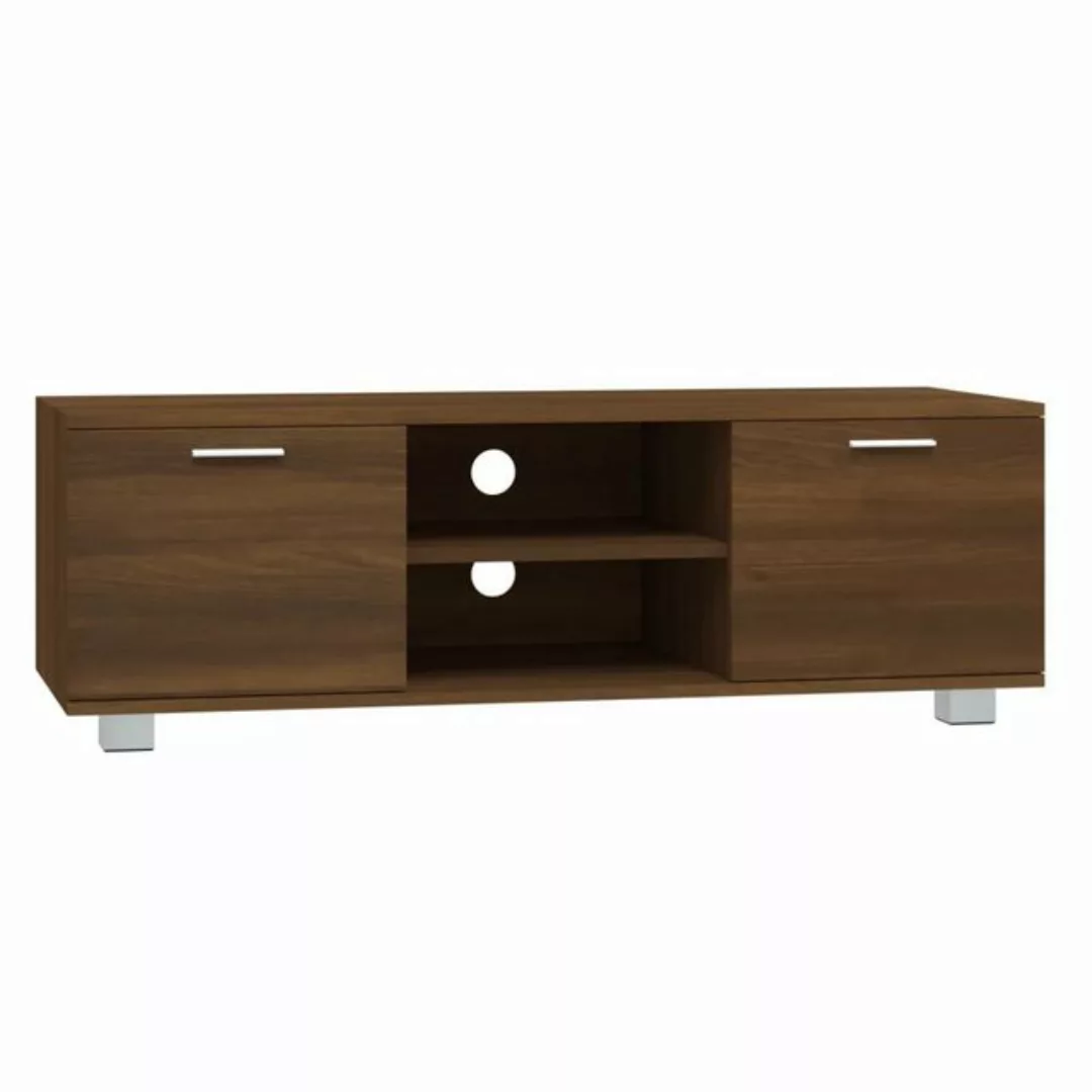 furnicato TV-Schrank Braun Eichen-Optik 120x40,5x35 cm Holzwerkstoff (1-St) günstig online kaufen