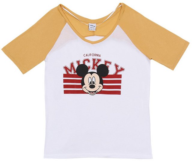 Sarcia.eu Kurzarmbluse T-Shirt, cremefarbene Mickey Mouse DISNEY L günstig online kaufen