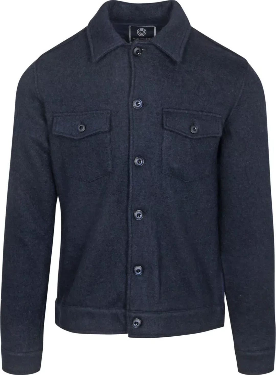 Blue Industry Hemdjacke Milano Navy  - Größe S günstig online kaufen