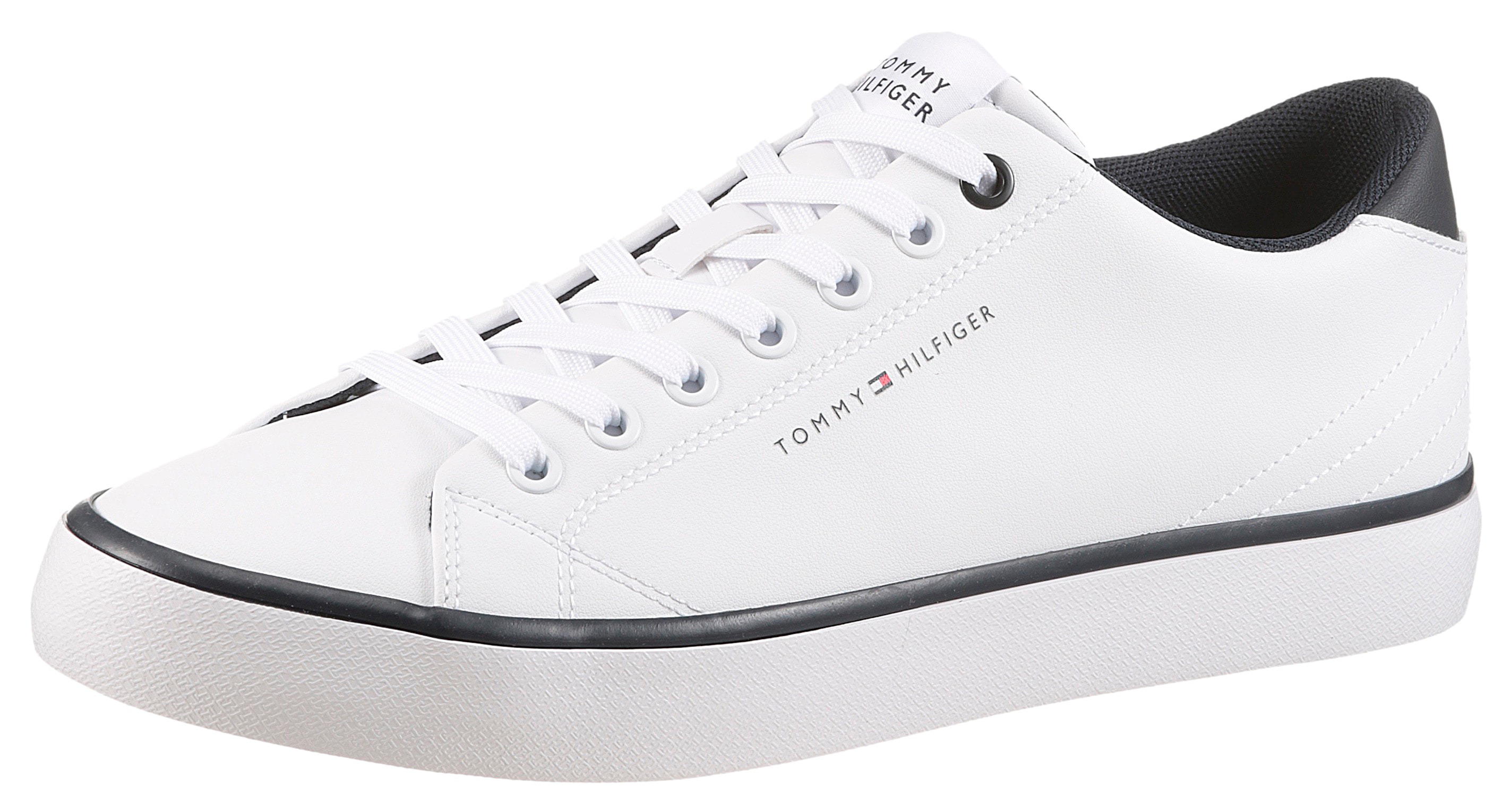 Tommy Hilfiger Sneaker "TH HI VULC CORE LOW LEATHER", Freizeitschuh, Halbsc günstig online kaufen