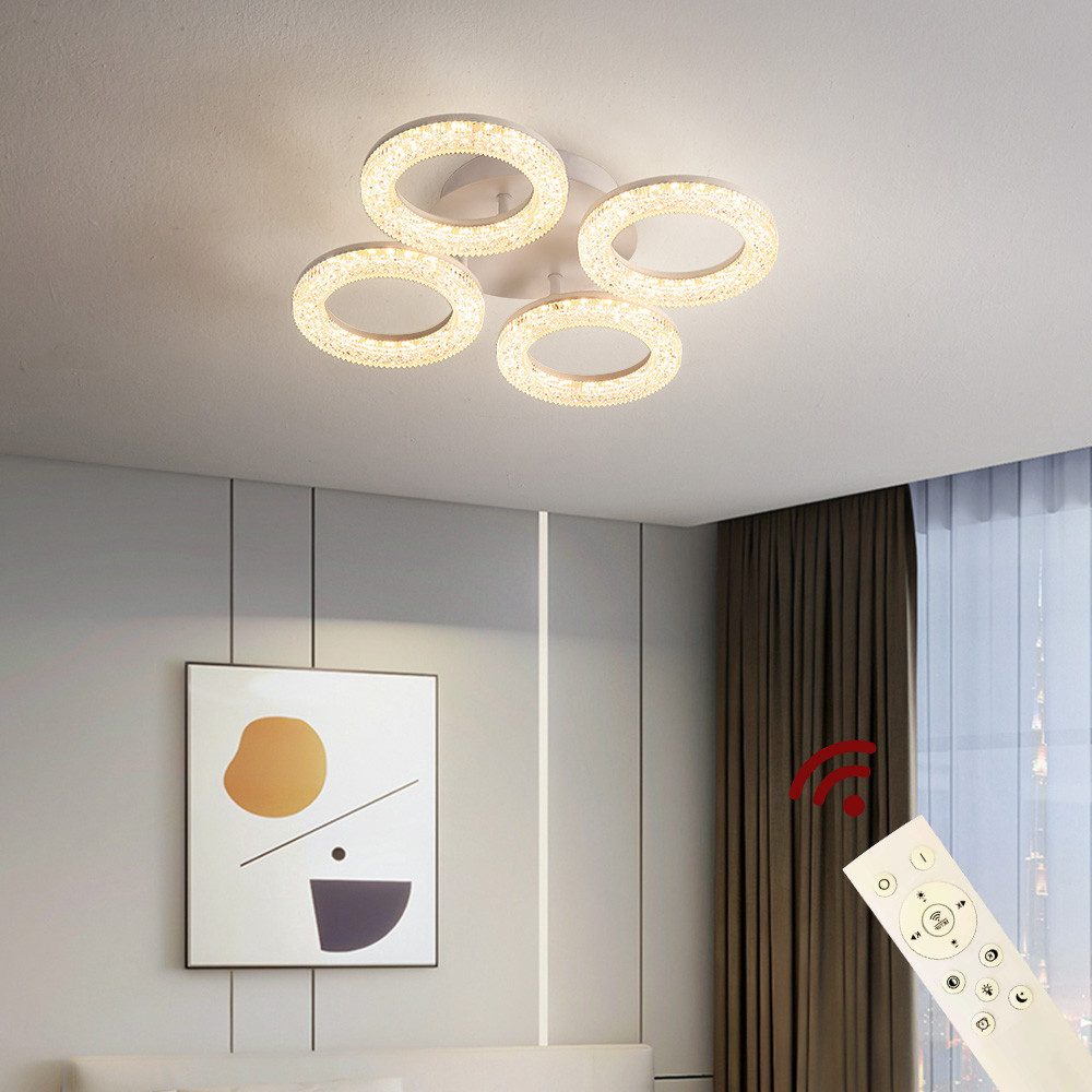 Eurotondisplay LED Deckenleuchte LED Deckenlampe Fernbedienung günstig online kaufen