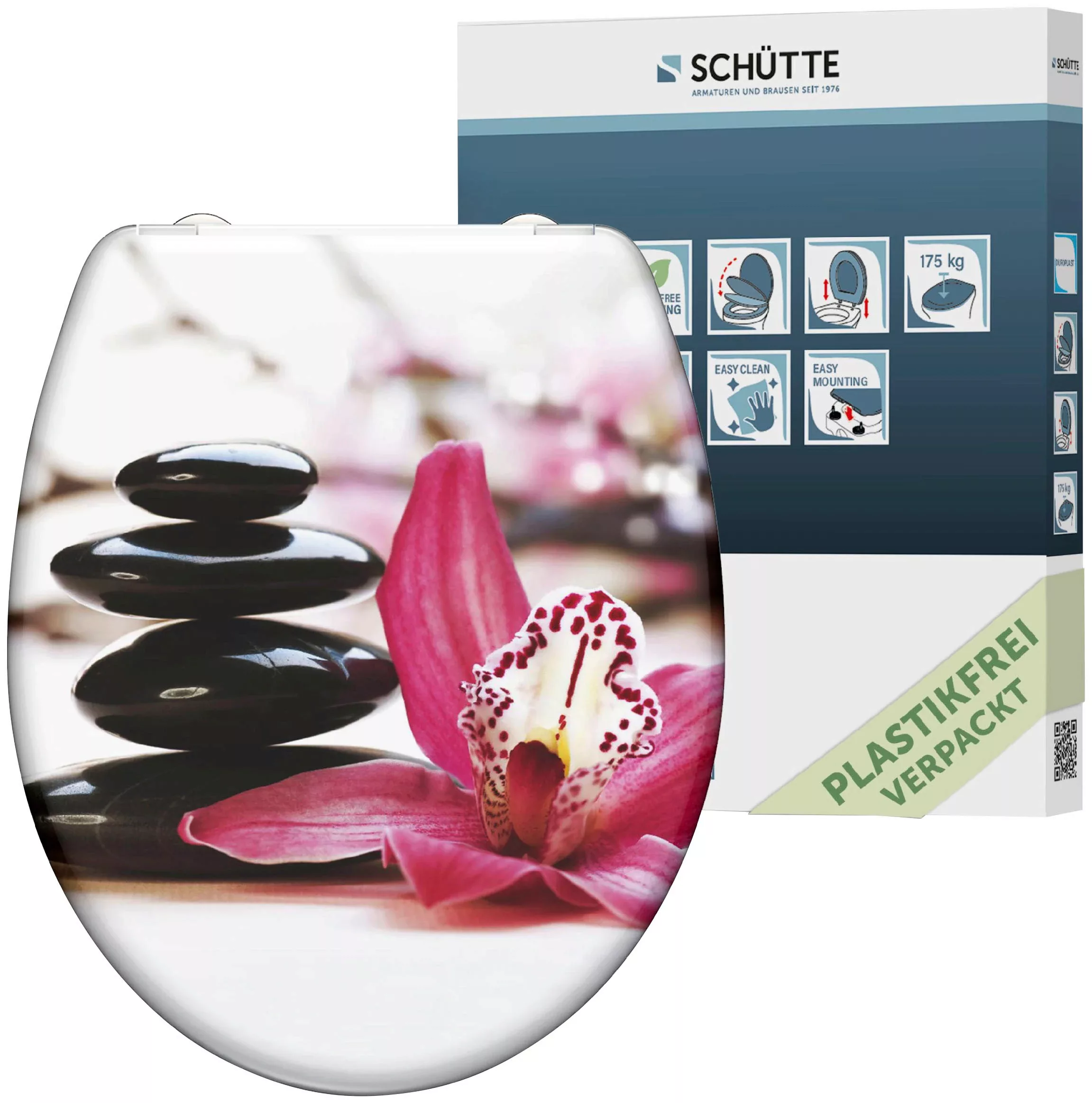Schütte WC-Sitz "Wellness", Duroplast, mit Absenkautomatik und Schnellversc günstig online kaufen