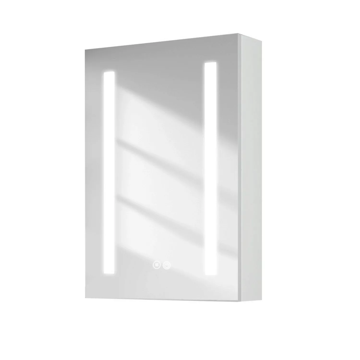 Emke LED Badspiegelschrank 40x60 cm beschlagfrei Steckdose USB Anschlüsse günstig online kaufen