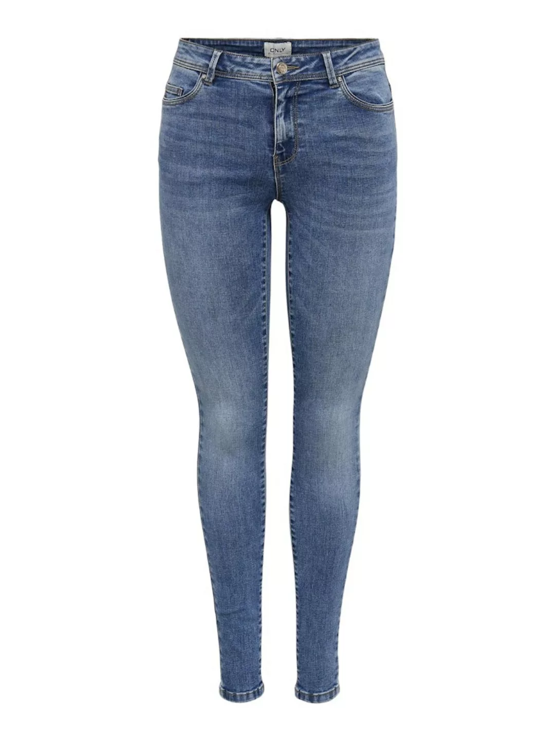 ONLY Skinny-fit-Jeans "ONLWAUW MID SKINNY DNM BJ370 NOOS" günstig online kaufen