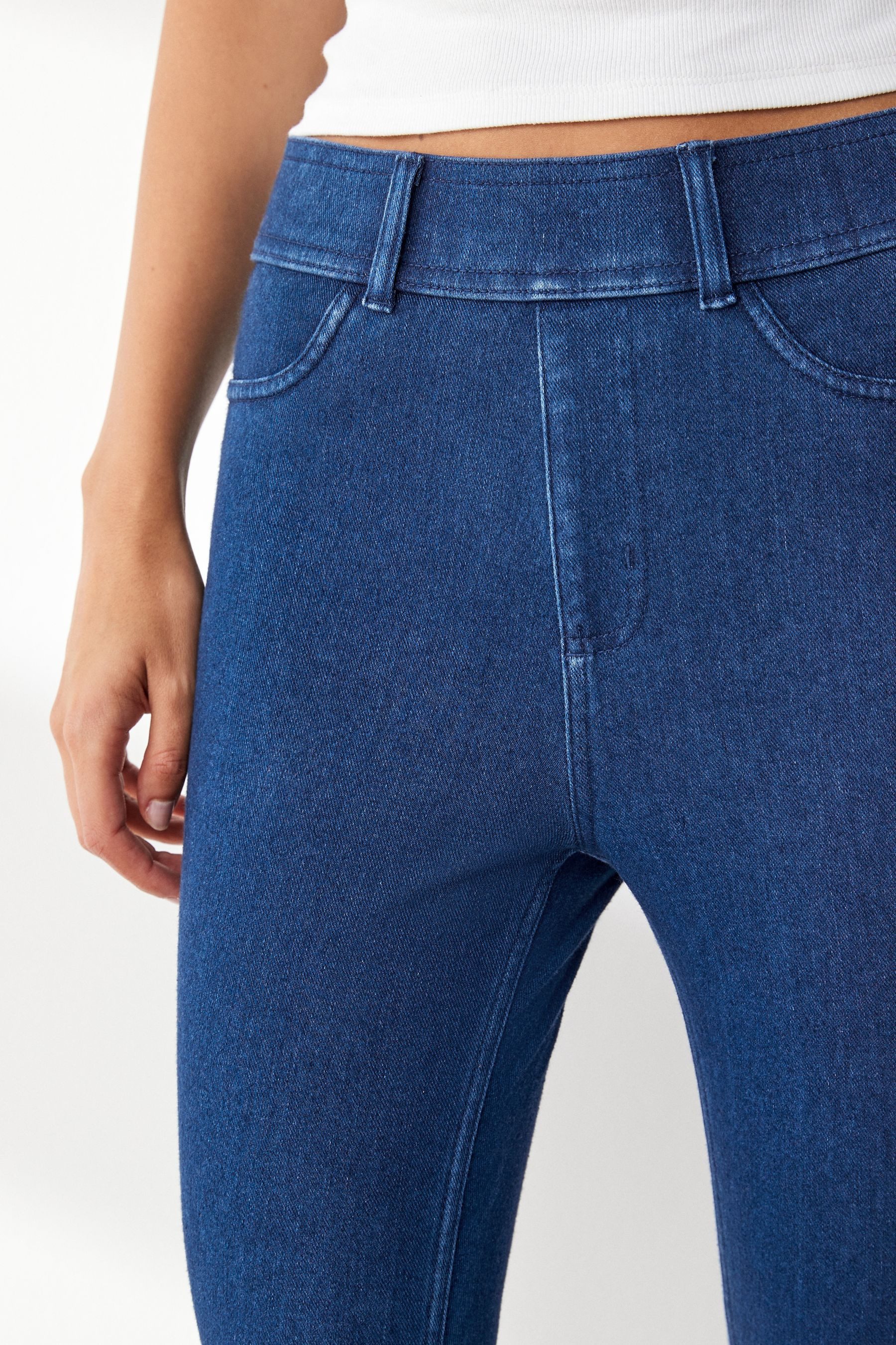 Next Jeansleggings Denim-Leggings aus Jersey, Petite-Größe günstig online kaufen