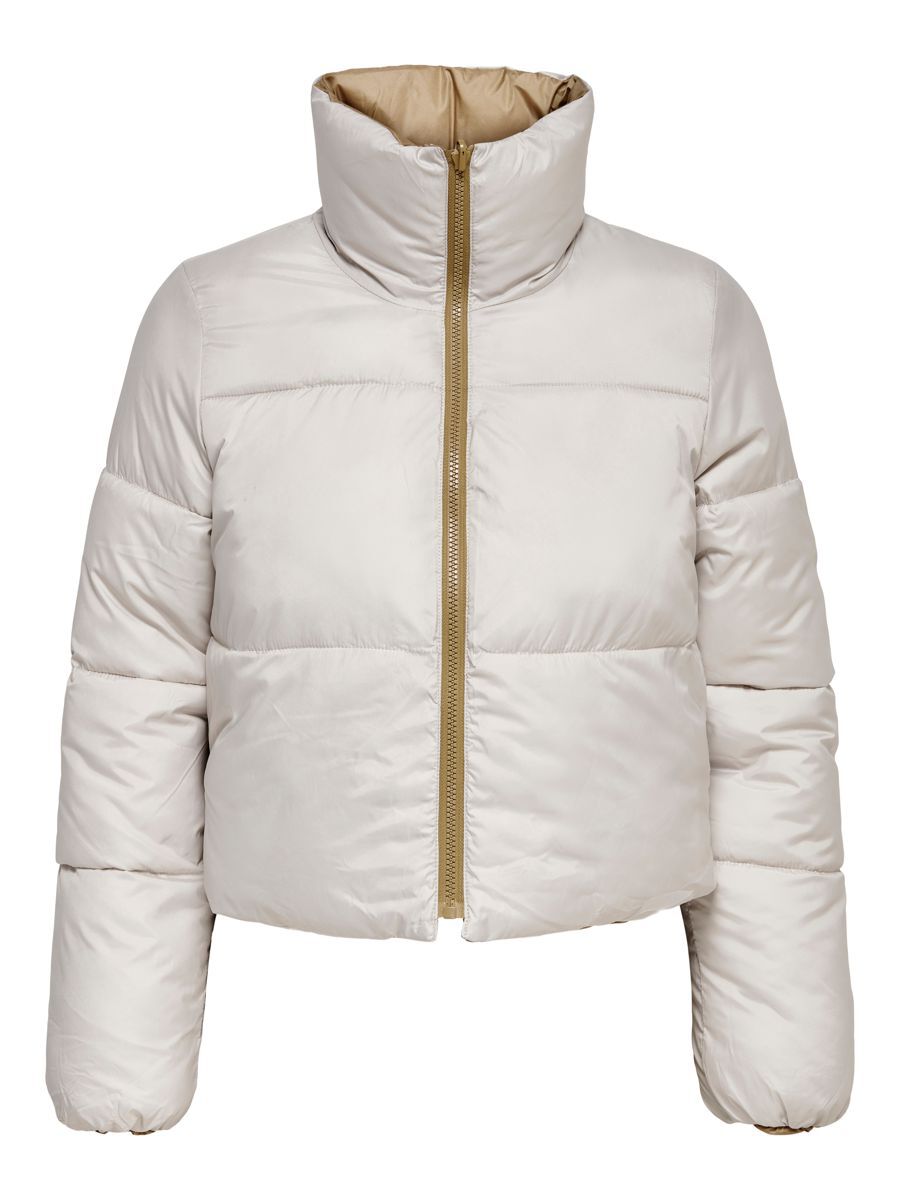 ONLY Wendbare Wattierte Jacke Damen Beige günstig online kaufen