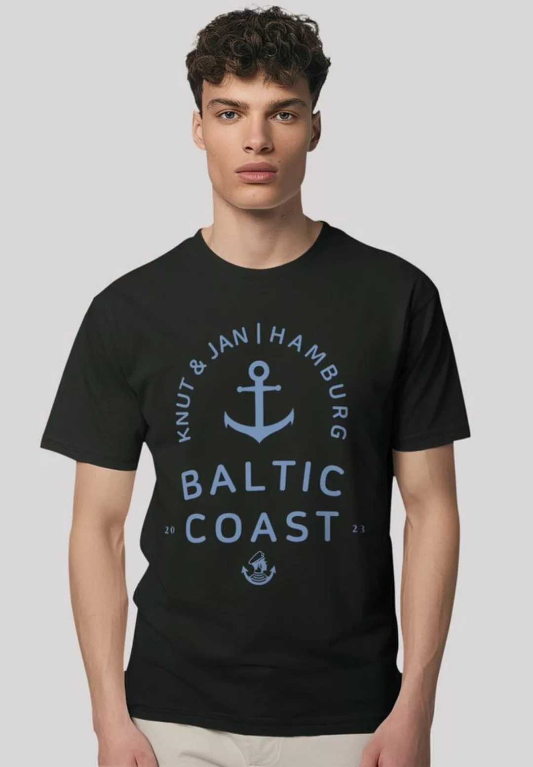 F4NT4STIC T-Shirt "Ostsee Logo Knut & Jan Hamburg", Premium Qualität günstig online kaufen