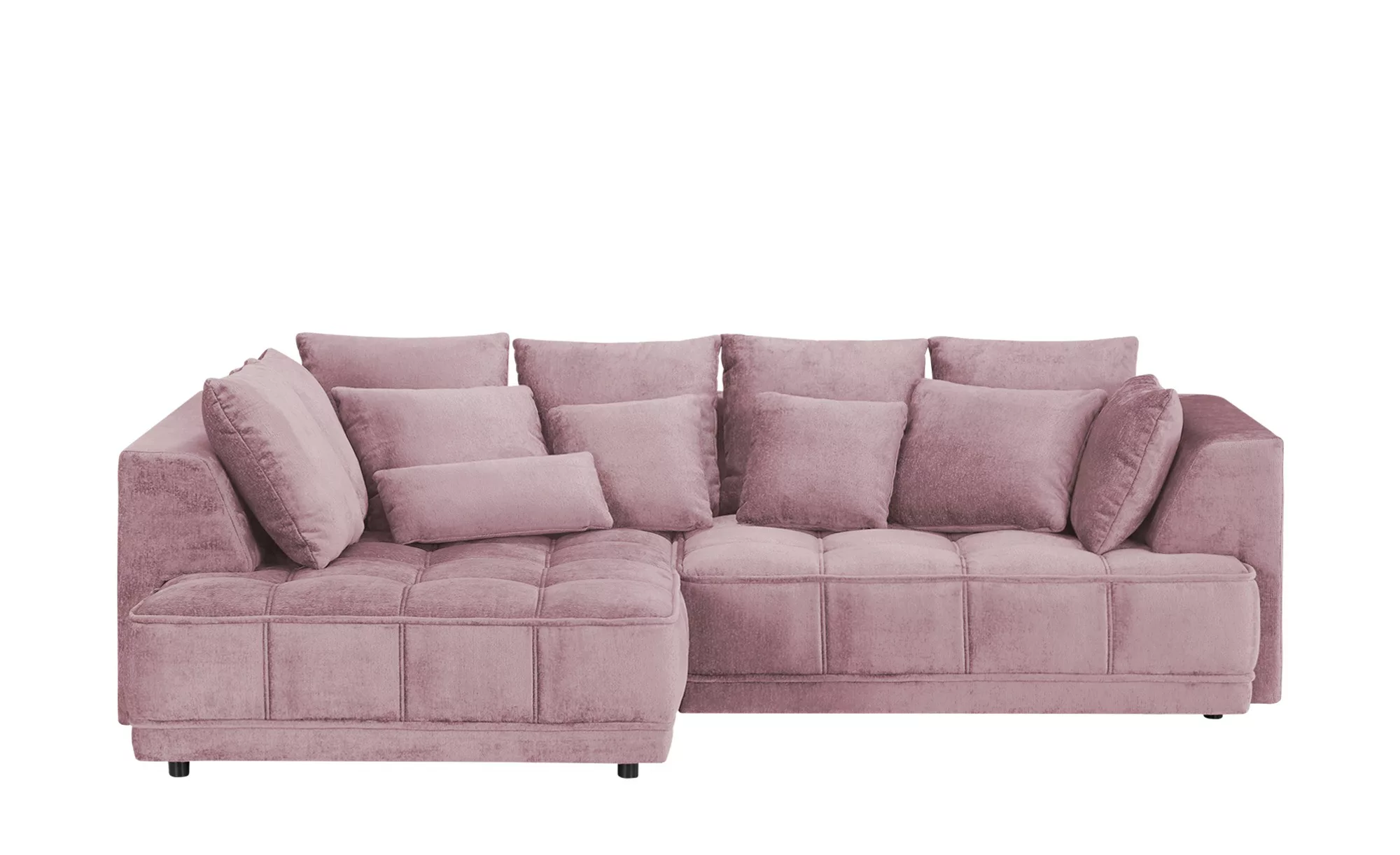 switch Ecksofa aus Samt Tiga ¦ rosa/pink ¦ Maße (cm): B: 285 H: 88 T: 205 P günstig online kaufen