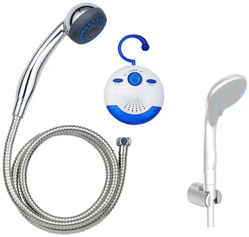 Schütte Handbrause-Set Shower & Swing mit Duschradio Chrom günstig online kaufen