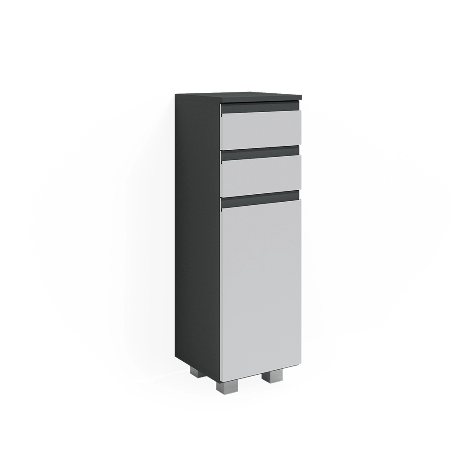 Vicco Midischrank J-Shape, Weiß/Anthrazit, 30 x günstig online kaufen