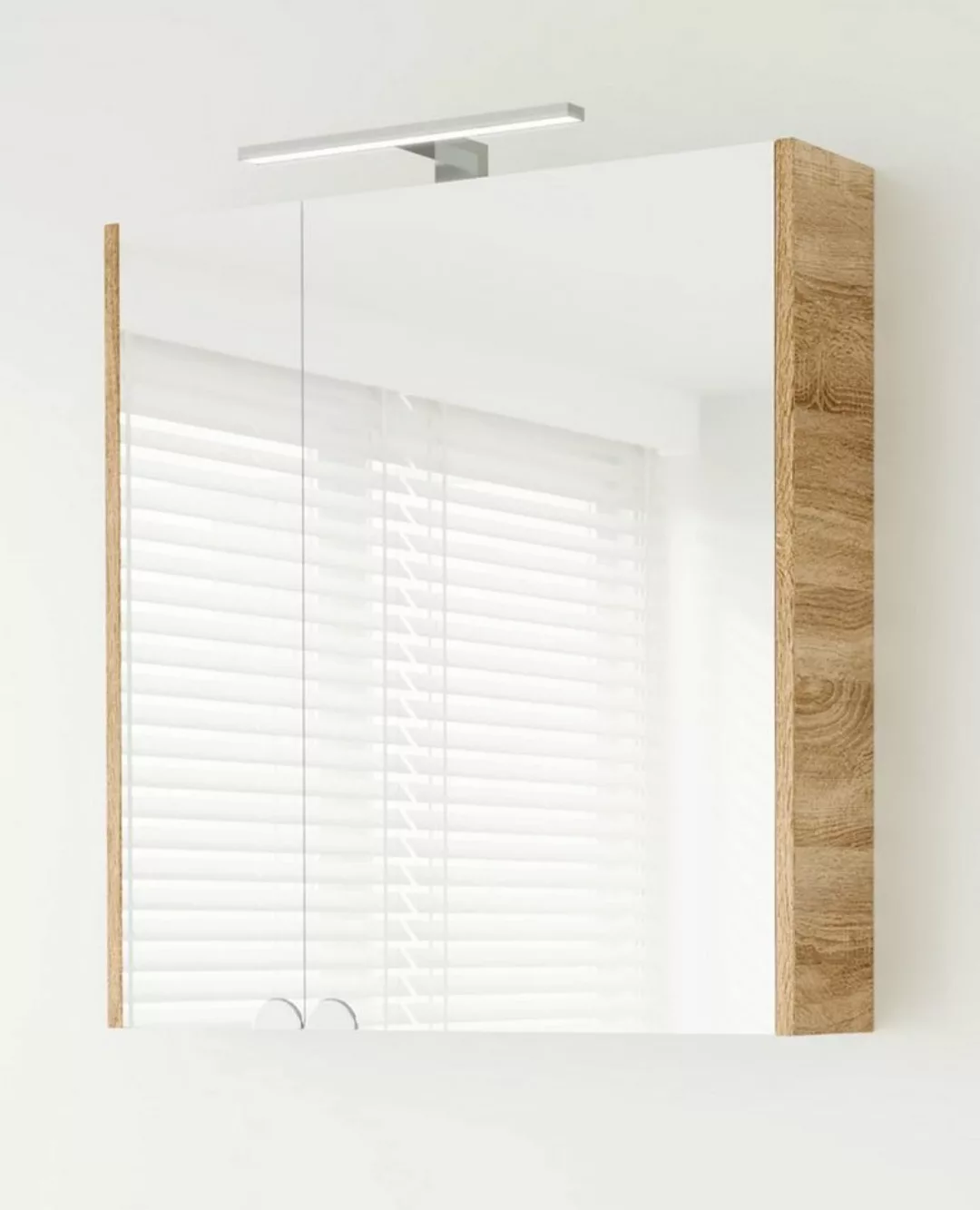 Planetmöbel Badezimmerspiegelschrank Spiegelschrank mit LED 64cm günstig online kaufen