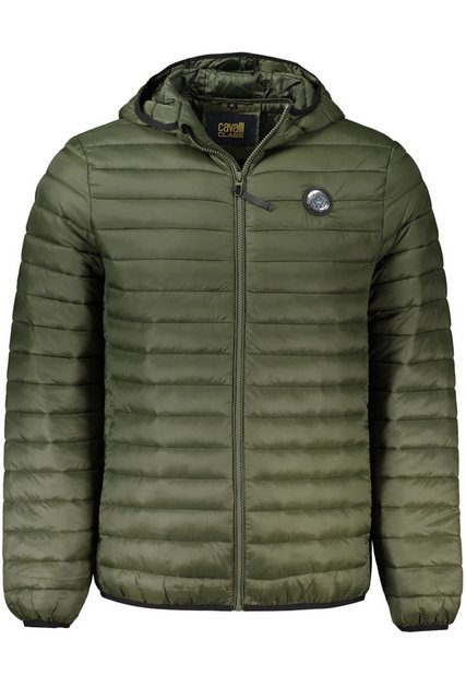 Cavalli Class Outdoorjacke Herrenjacke Grün mit Kapuze - Leicht Gefüttert u günstig online kaufen