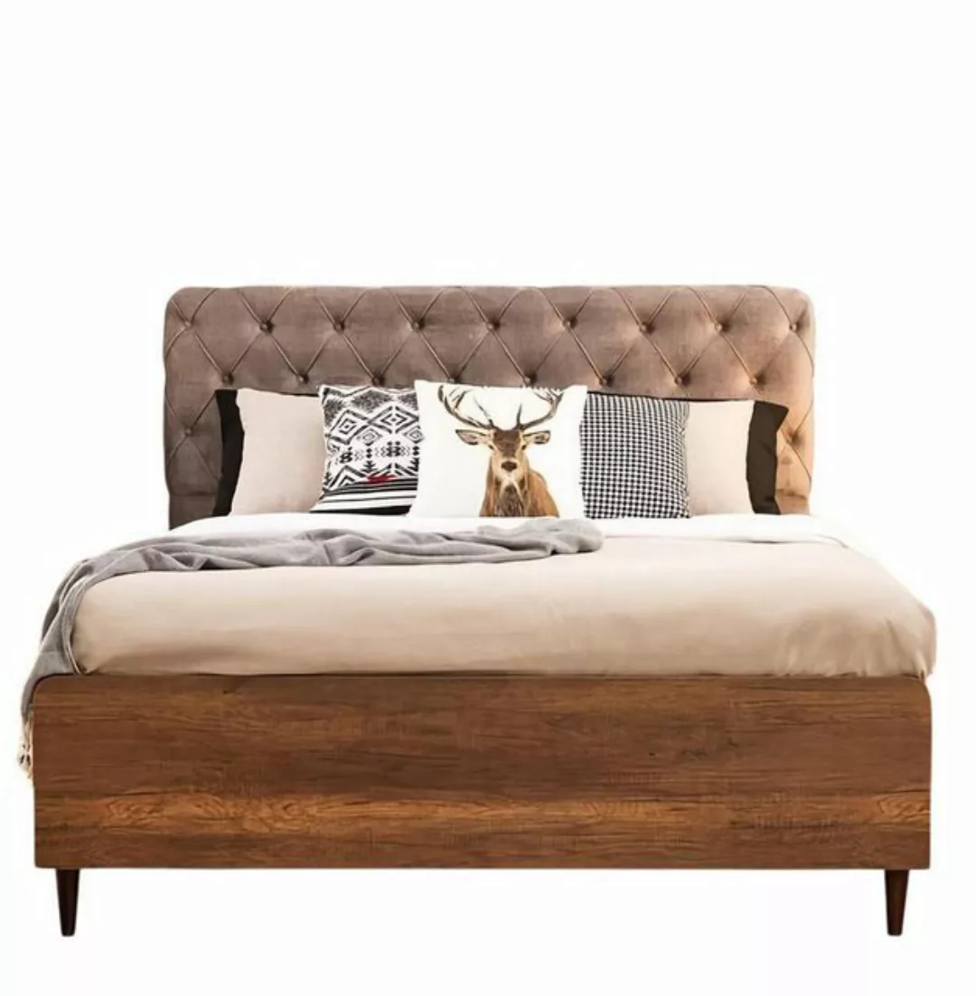 JVmoebel Bett Schlafzimmer Bett Design Einrichtung Luxus Modern Möbel Doppe günstig online kaufen