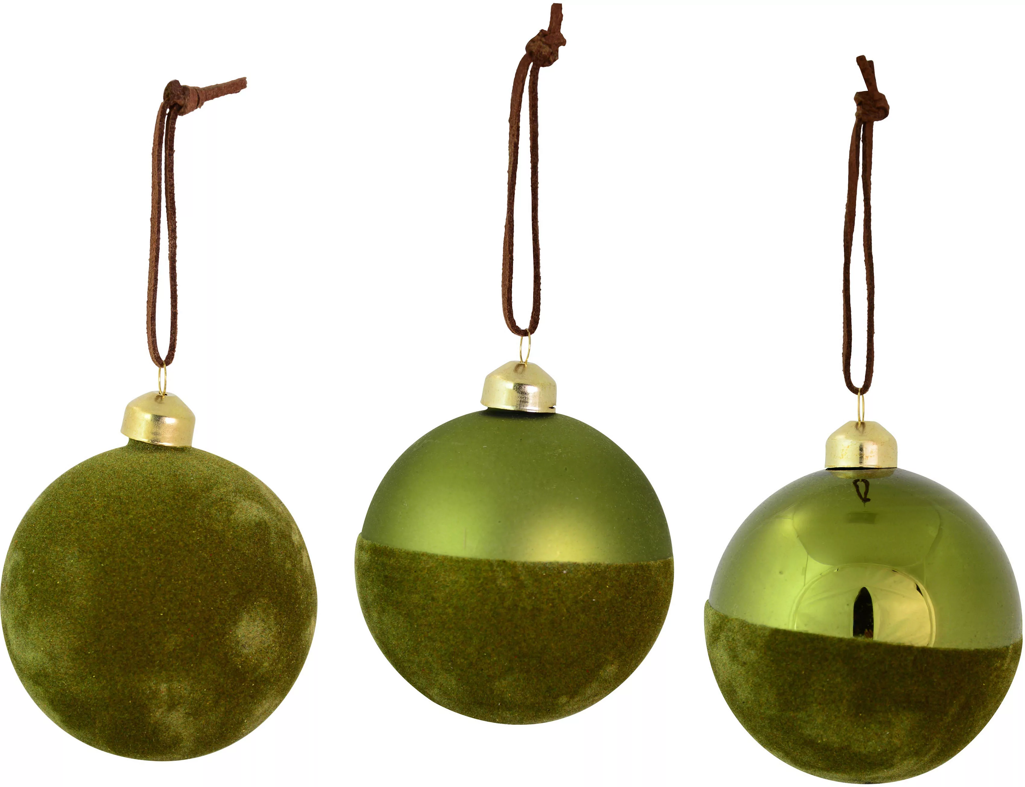 RIFFELMACHER & WEINBERGER Weihnachtsbaumkugel, (Set, 3 St.), Ø ca. 8 cm, au günstig online kaufen