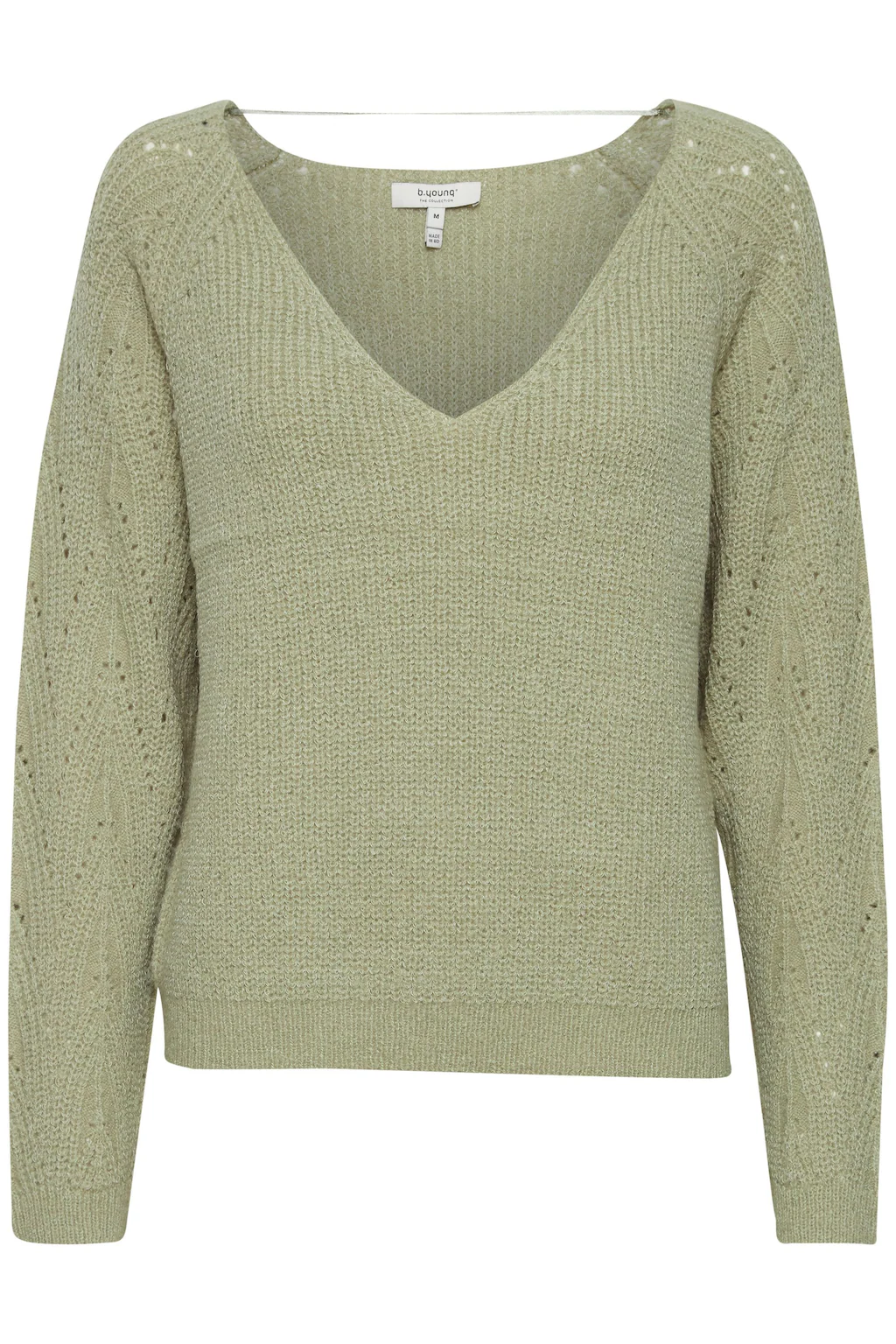 b.young Strickpullover BYOMIKKA JUMPER Strickpullover mit V-Ausschnitt günstig online kaufen