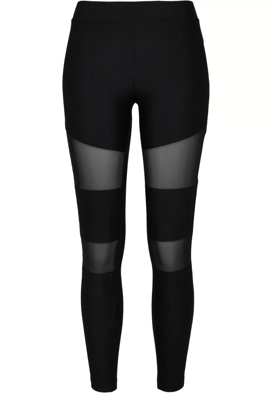 URBAN CLASSICS Leggings "Urban Classics Damen Ladies Tech Mesh Rib Leggings günstig online kaufen