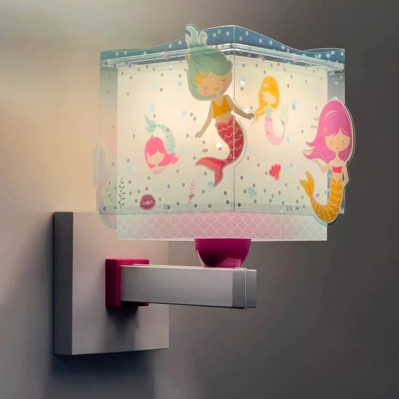 Dalber Mermaids Wandlampe mit Meerjungfrauenmotiv günstig online kaufen