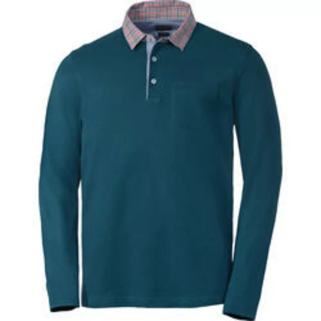 Franco Bettoni Herren Poloshirt mit Hemdkragen langarm günstig online kaufen