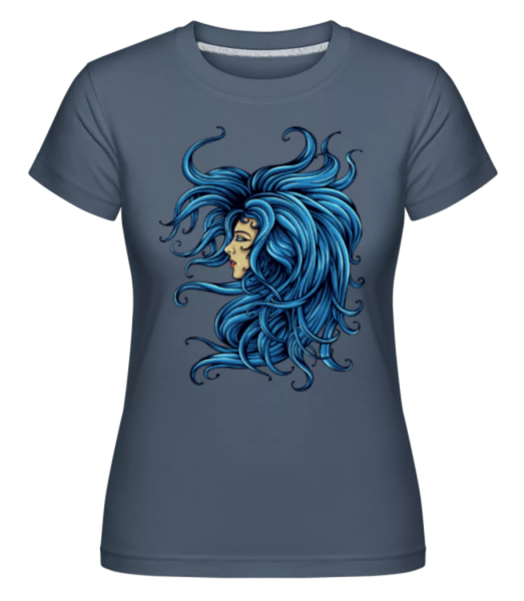 Lady In The Blue · Shirtinator Frauen T-Shirt günstig online kaufen