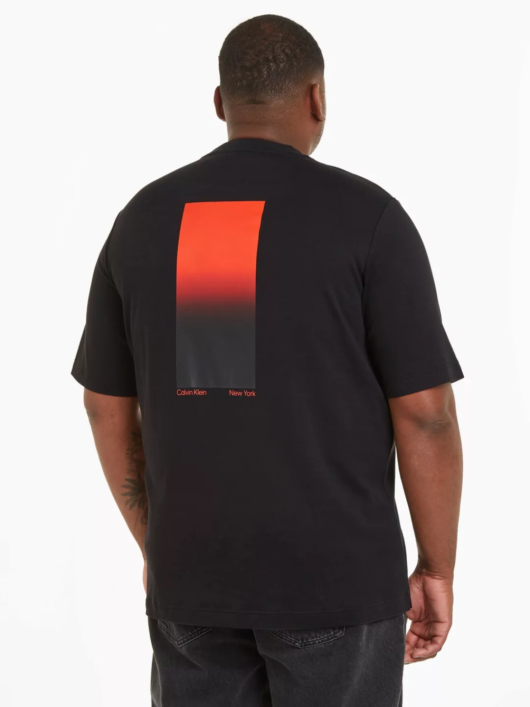 Calvin Klein Big&Tall T-Shirt BT-OMBRE BACK PRINT T-SHIRT günstig online kaufen