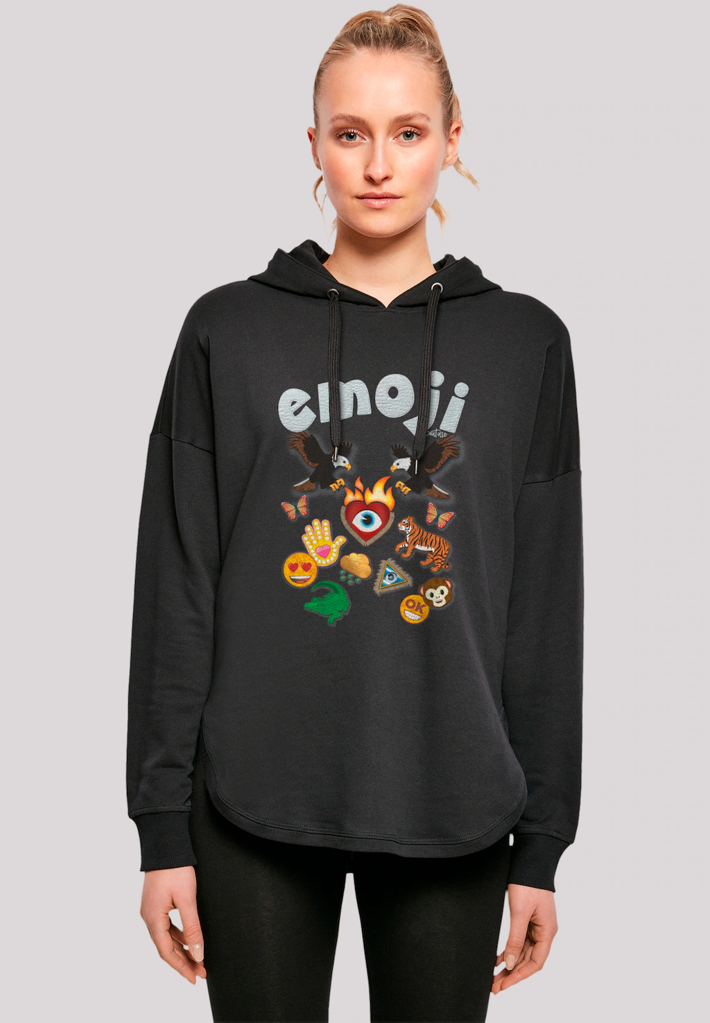 F4NT4STIC Kapuzenpullover "emoji couture logo with icons", Premium Qualität günstig online kaufen