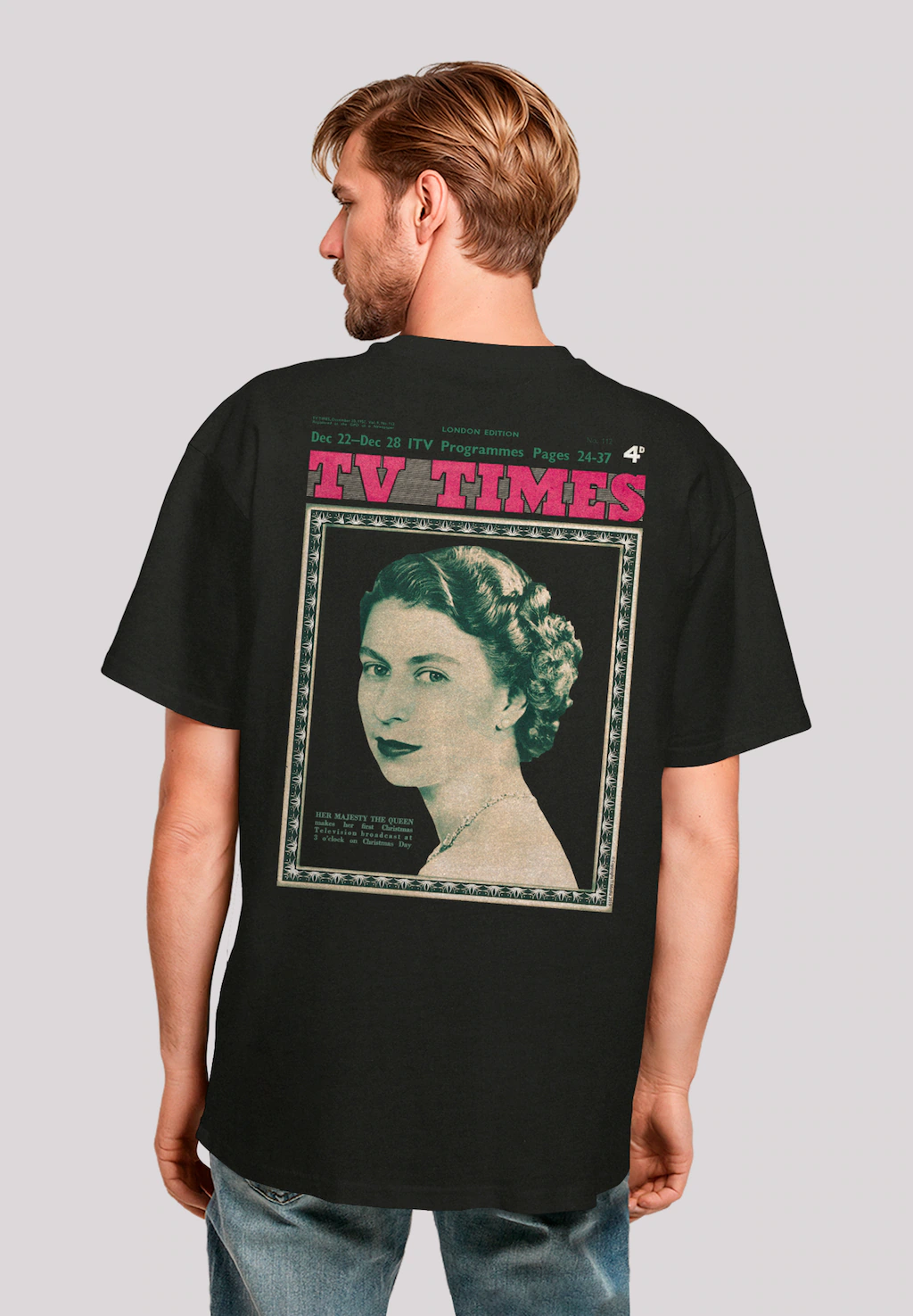 F4NT4STIC T-Shirt "TV Times Queen Elizabeth II 1957 Cover", Premium Qualitä günstig online kaufen