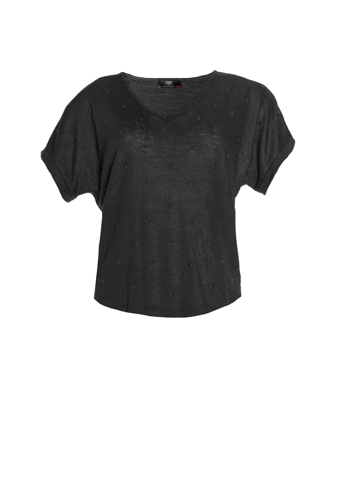 Le Temps Des Cerises T-Shirt "BIJOU", mit femininem V-Ausschnitt günstig online kaufen