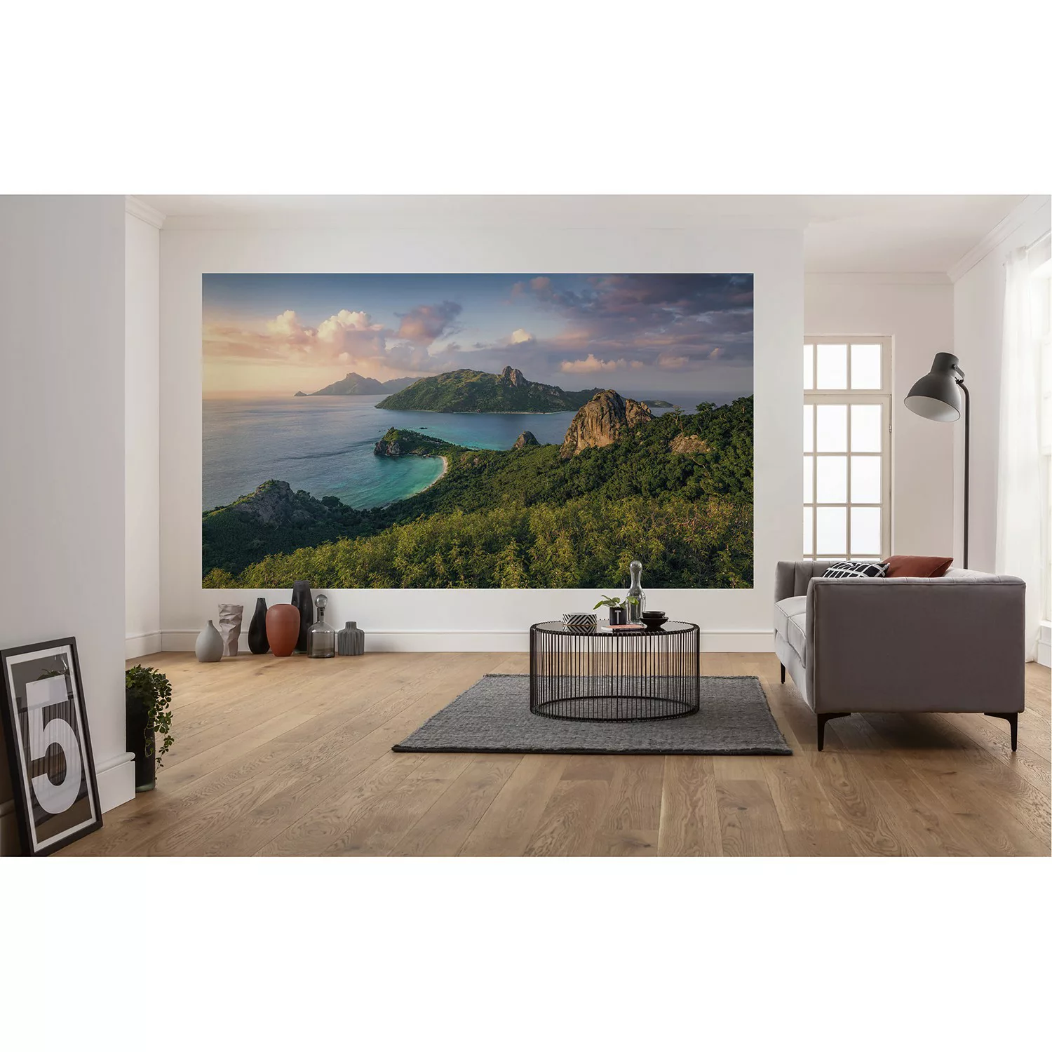 KOMAR Vlies Fototapete - Monkey Island - Größe 350 x 200 cm mehrfarbig günstig online kaufen
