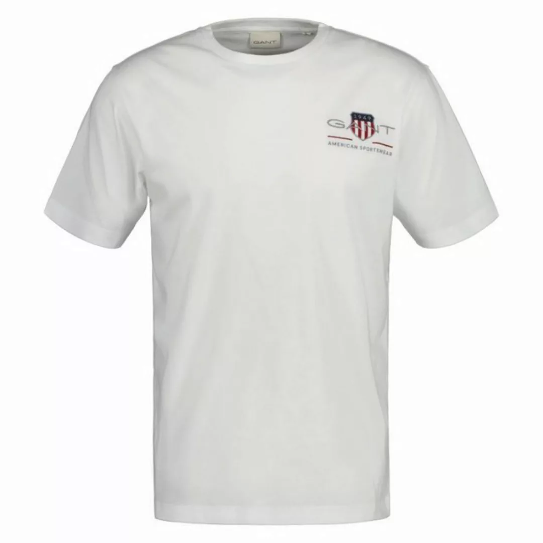 Gant T-Shirt REG ARCHIVE SHIELD EMB SS T-SHIRT von dem Archiv aus den 1980e günstig online kaufen