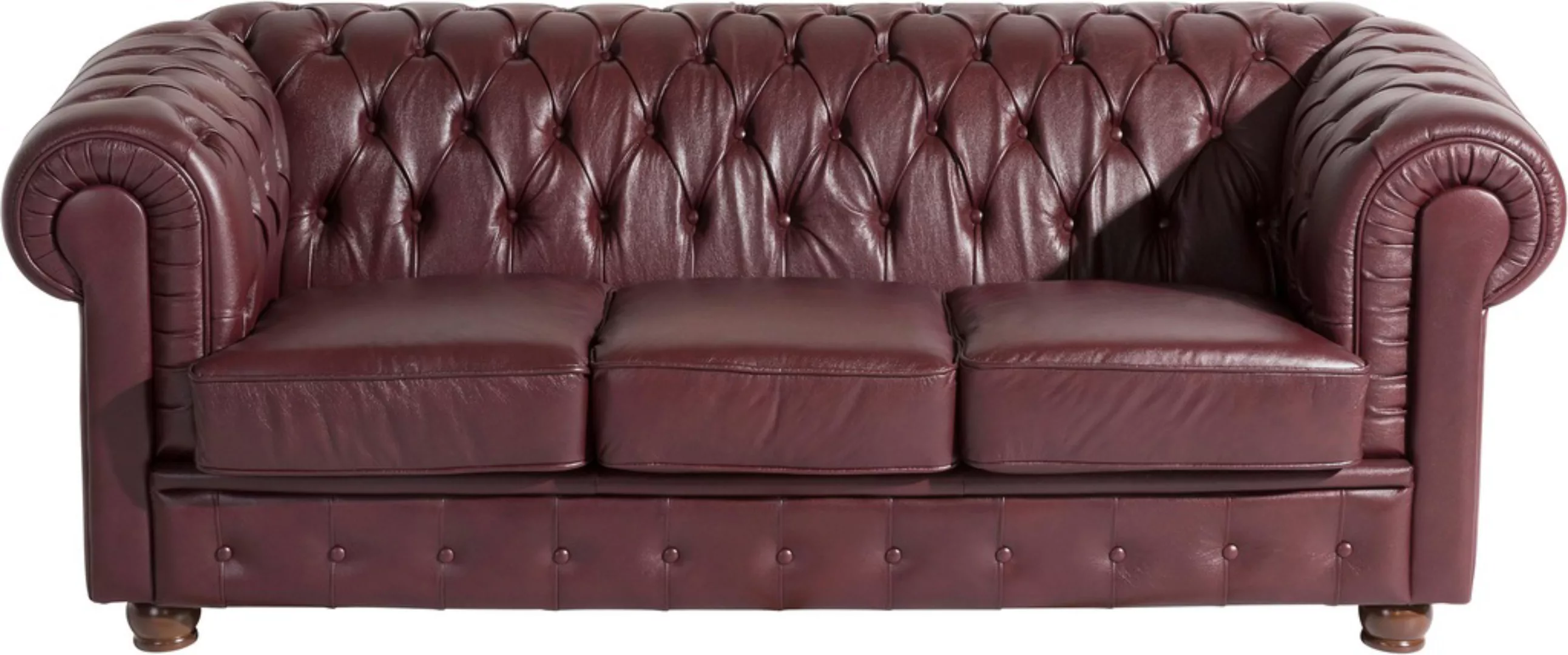 Max Winzer® Chesterfield-Sofa »Bristol«, mit edler Knopfheftung, Breite 200 günstig online kaufen