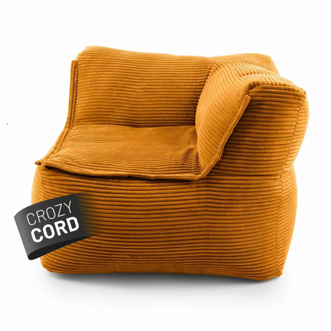 Lumaland Sitzsack Sitzsack-Sofa Modular Cord 81x81x70cm günstig online kaufen