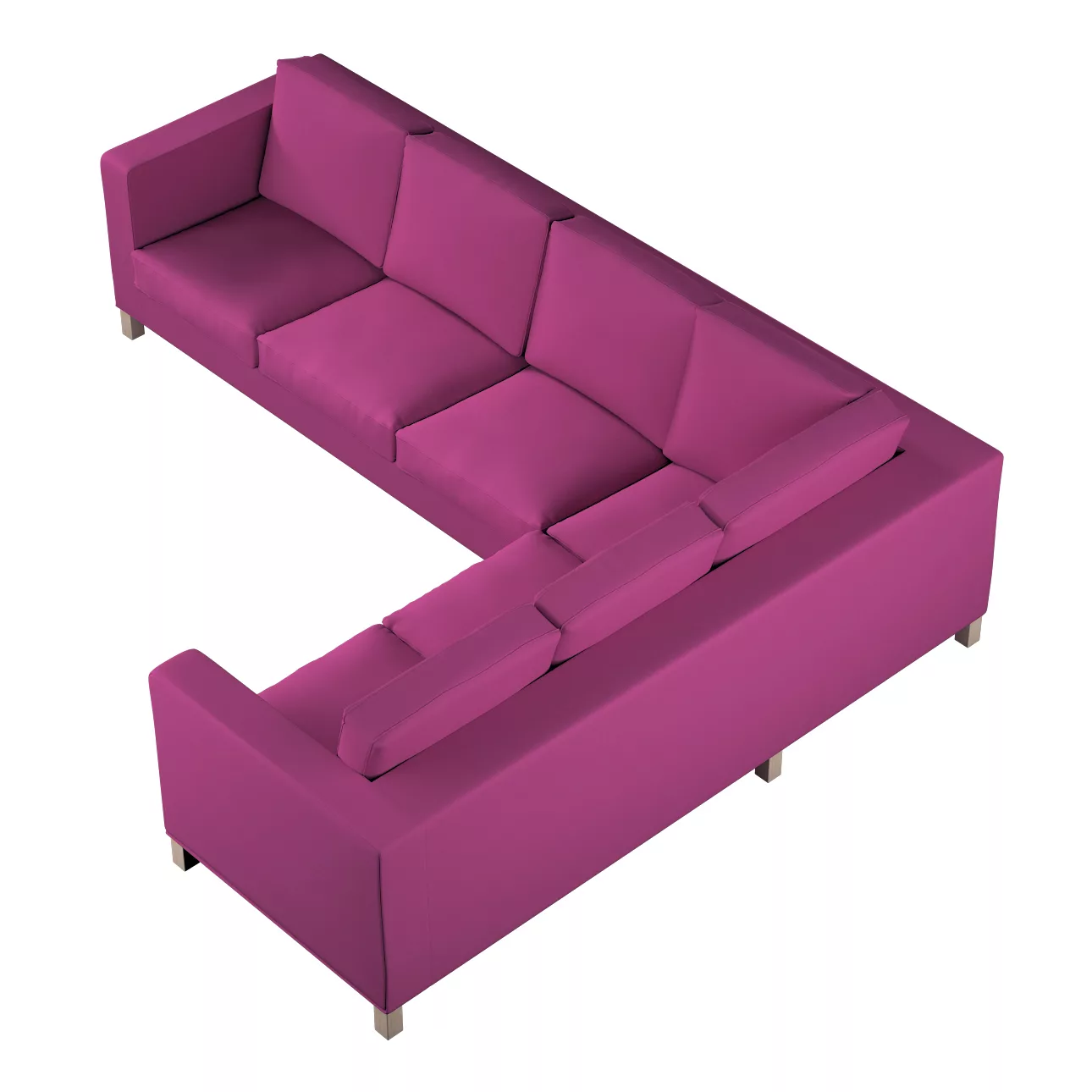 Bezug für Karlanda Sofa Ecke links, amarant, 36cm x 30cm x 50cm, Etna (705- günstig online kaufen