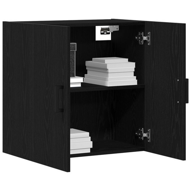 vidaXL Fächerschrank Wandschrank Schwarze Eiche Holzwerkstoff Mittel (1-St) günstig online kaufen