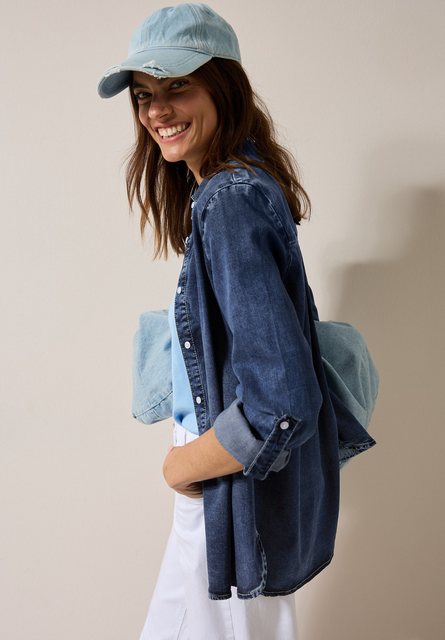 Cecil Jeansbluse, Denim, mit Knopfleiste günstig online kaufen