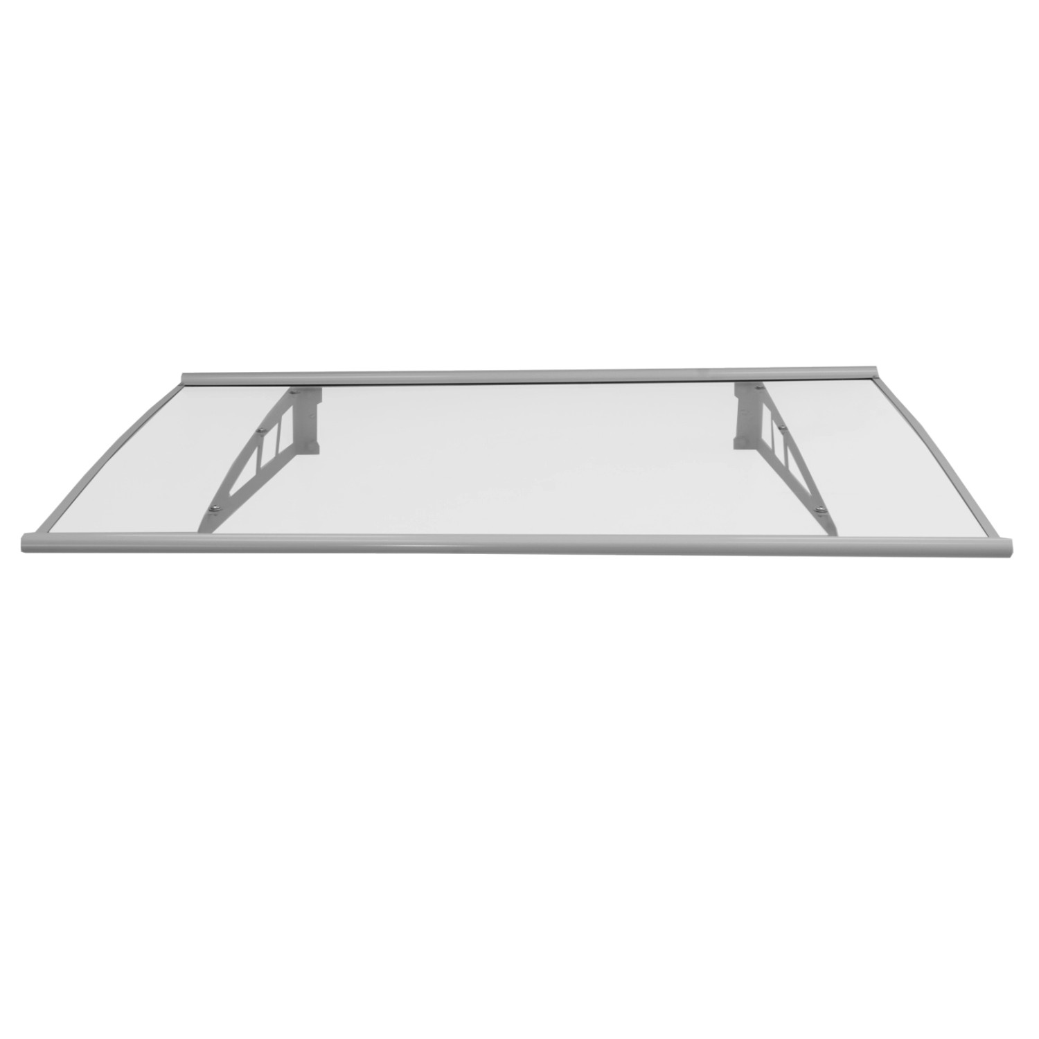 TRUTZHOLM Vordach 115 x 80 cm Aluminium Türdach Türvordach günstig online kaufen