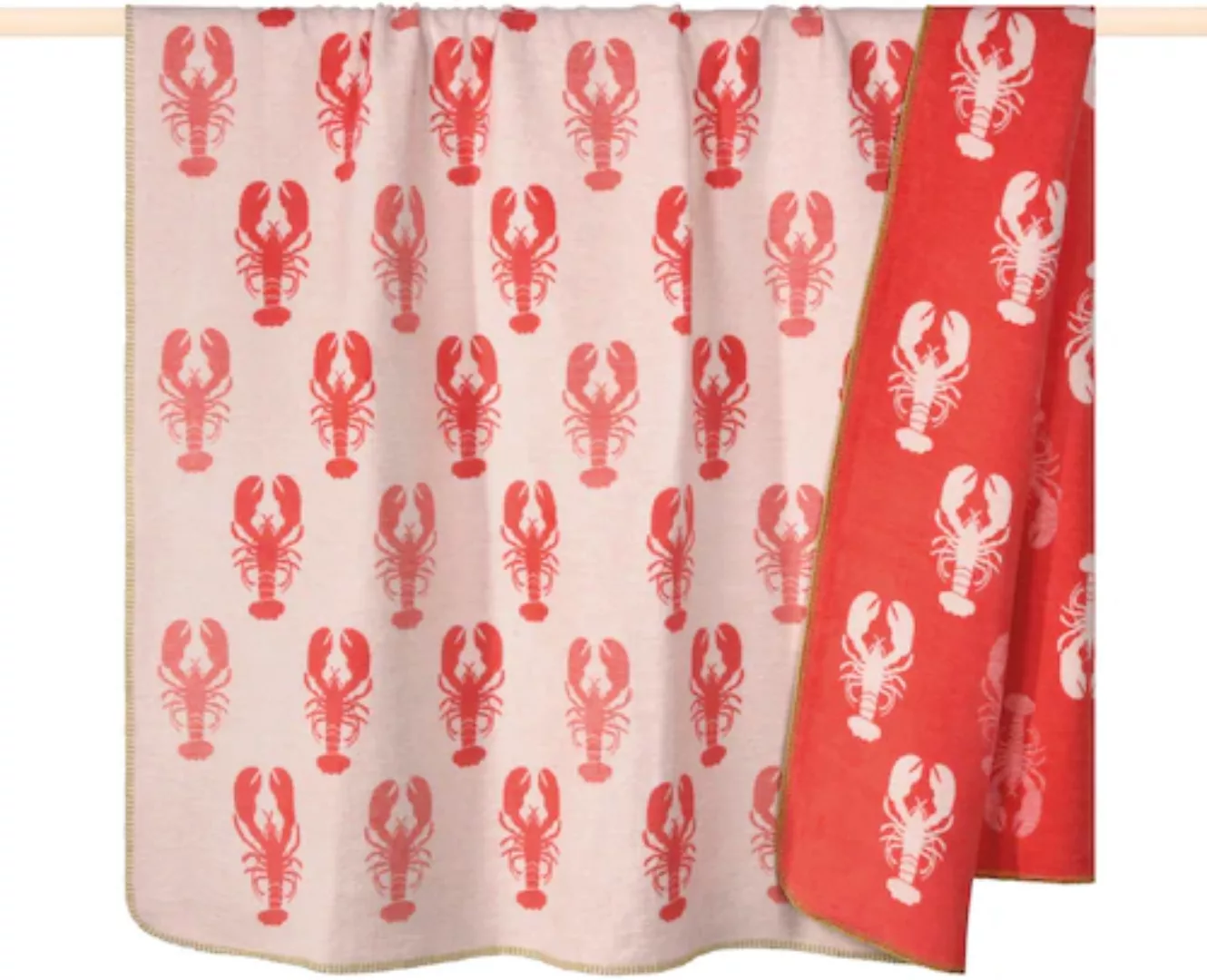 PAD Wohndecke »Lobster«, mit Hummermotiven, Kuscheldecke günstig online kaufen