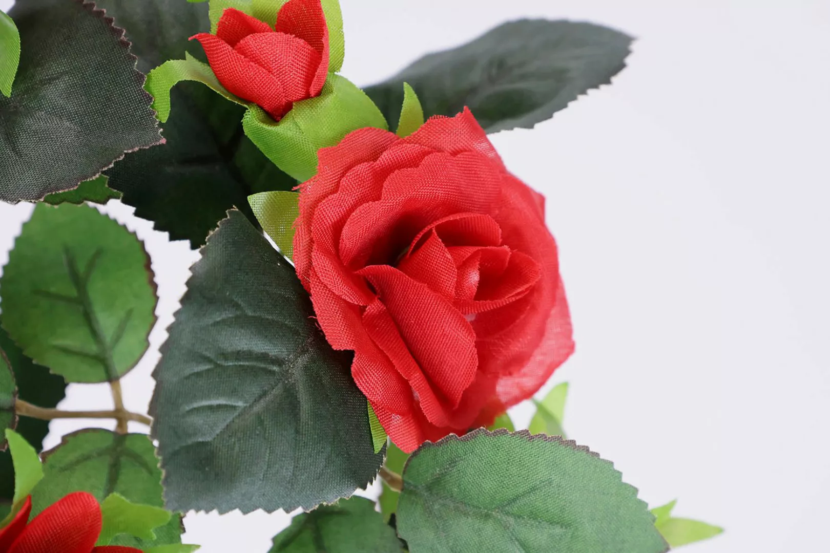 I.GE.A. Kunstblume "Künstlicher Rosenbusch", Kunstrose Blume Strauß Bouquet günstig online kaufen