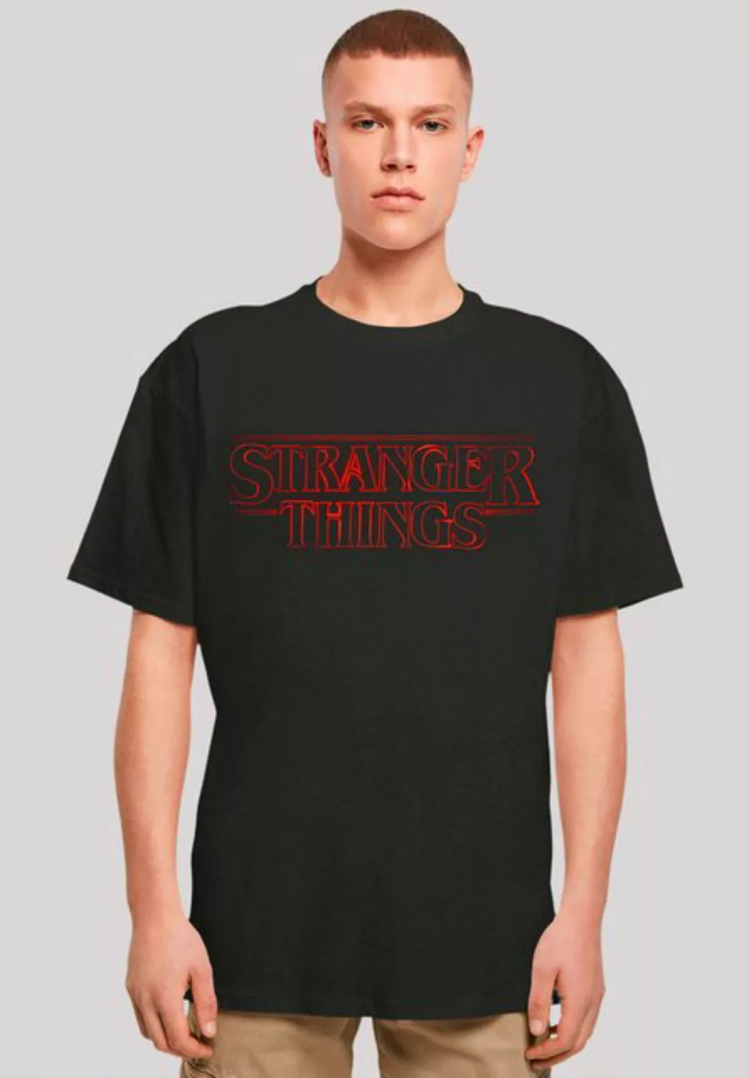 F4NT4STIC T-Shirt "Stranger Things Glow Logo Netflix TV Series", Premium Qu günstig online kaufen