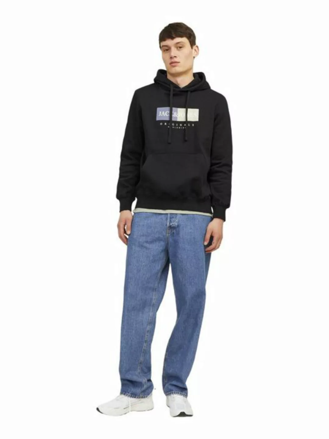 Jack & Jones Kapuzensweatshirt JORFREDERIKSBERG BOX SWEAT HOOD SN günstig online kaufen