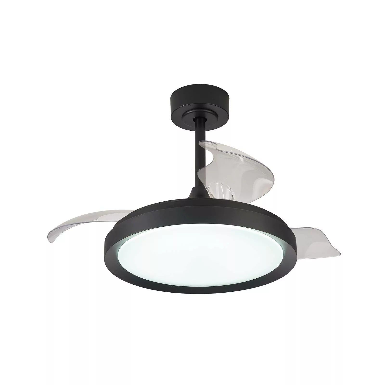 LED-Deckenventilator Mistral Mini schwarz DC leise Ø91cm CCT günstig online kaufen