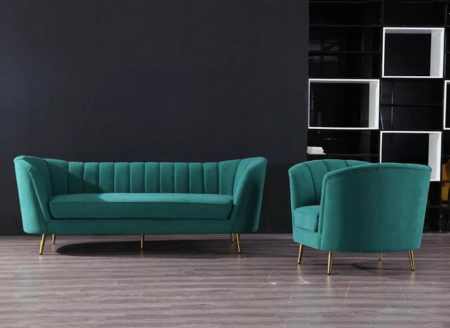 Xlmoebel Sofa Design-Sitzmöbel Lounge Sofa 2-Sitzer Wohnlandschaft Relax au günstig online kaufen