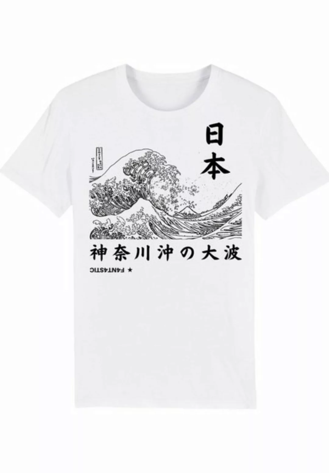 F4NT4STIC T-Shirt Kanagawa Welle Japan Print günstig online kaufen