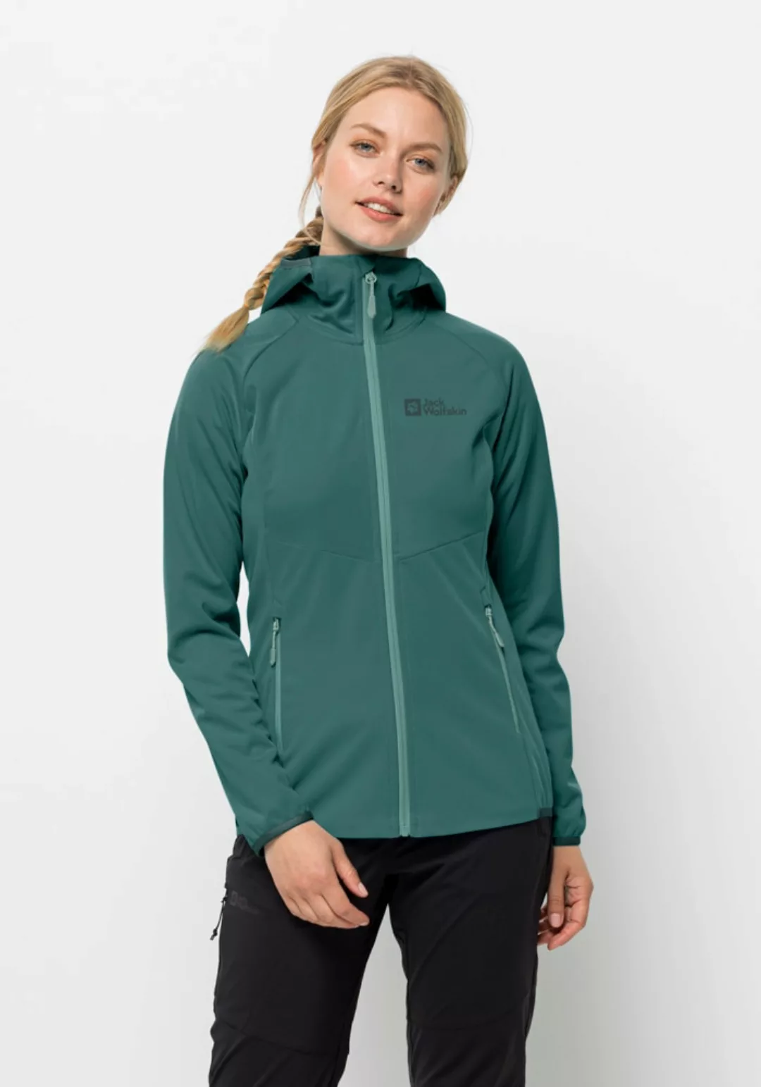 Jack Wolfskin Softshelljacke "GO HIKE SOFTSHELL W", mit Kapuze günstig online kaufen