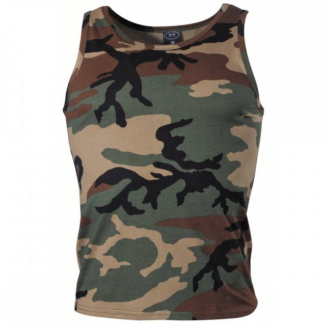 MFH Muskelshirt MFH US Tank-Top, 170 g/m², woodland (1-tlg) günstig online kaufen