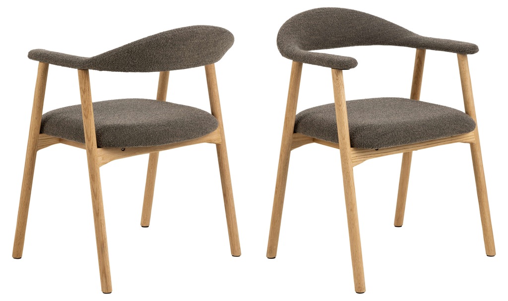 ACTONA GROUP Esszimmerstuhl »Addi«, Luxus-Microfaser, 2er-Set, gepolstert, günstig online kaufen