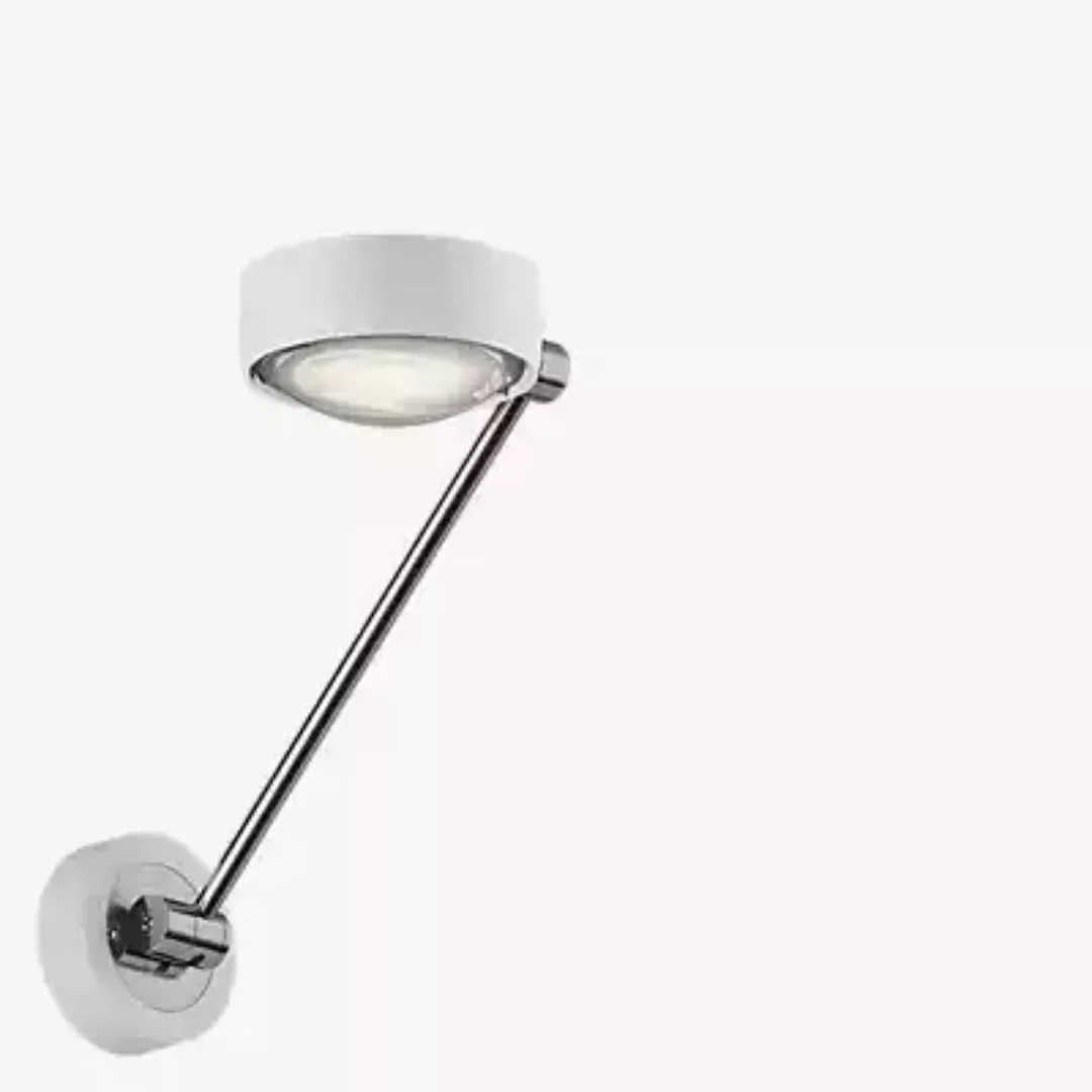 Occhio Sento Parete Singolo 30 Up E Wandleuchte LED, Kopf weiß glänzend/Bod günstig online kaufen