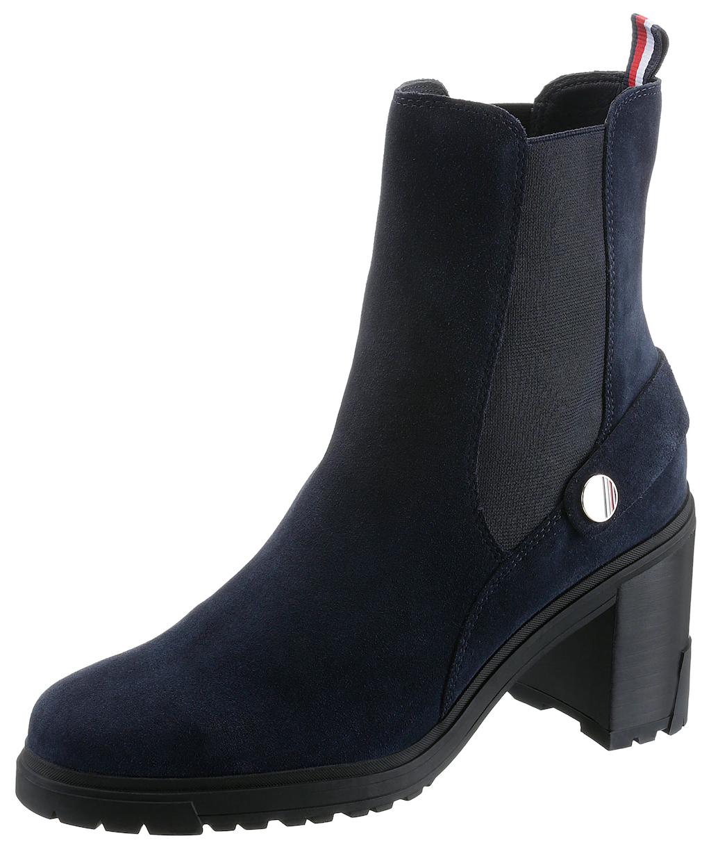 Tommy Hilfiger Chelseaboots "OUTDOOR HIGH HEEL BOOT", mit Zierriegel günstig online kaufen