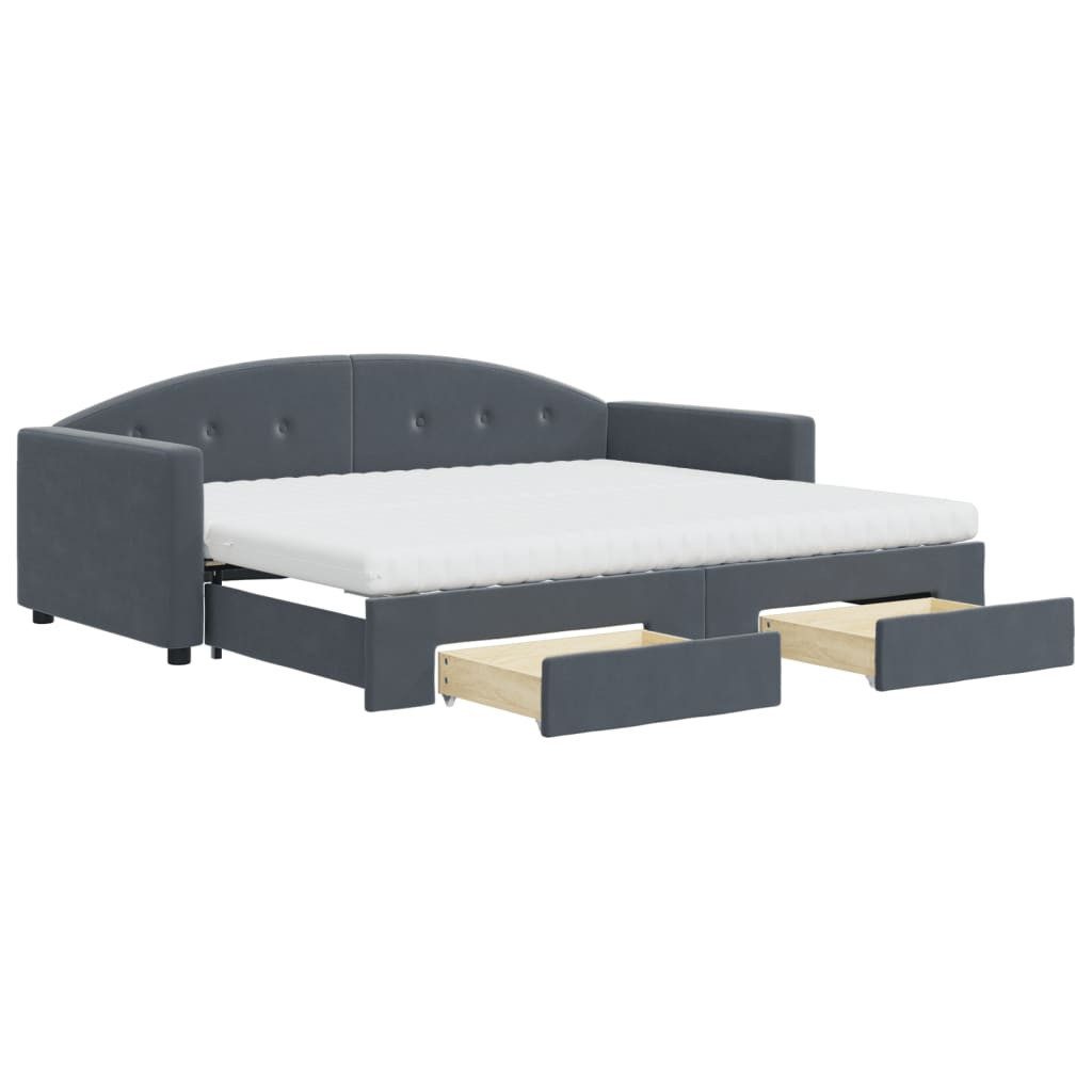 vidaXL Bett Tagesbett Ausziehbar mit Schubladen günstig online kaufen